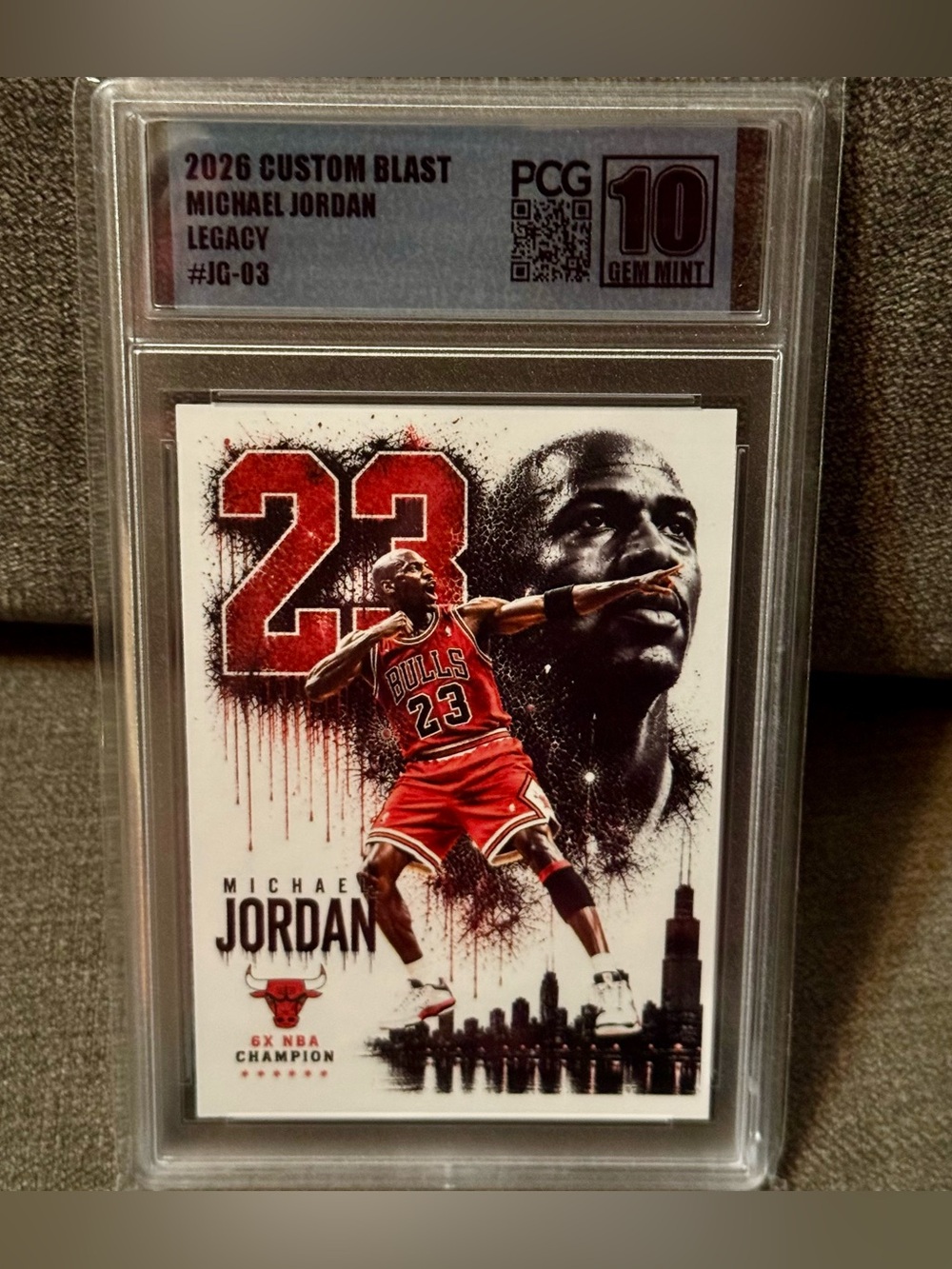 Michael Jordan - 2026 Custom Blast Legacy #JG-03 PCG 10 Gem Mint